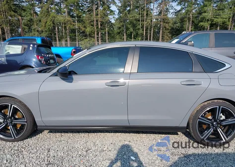 2023 Honda Accord Hybrid Sport из США, поврежденный, VIN 1HGCY2F55PA014566